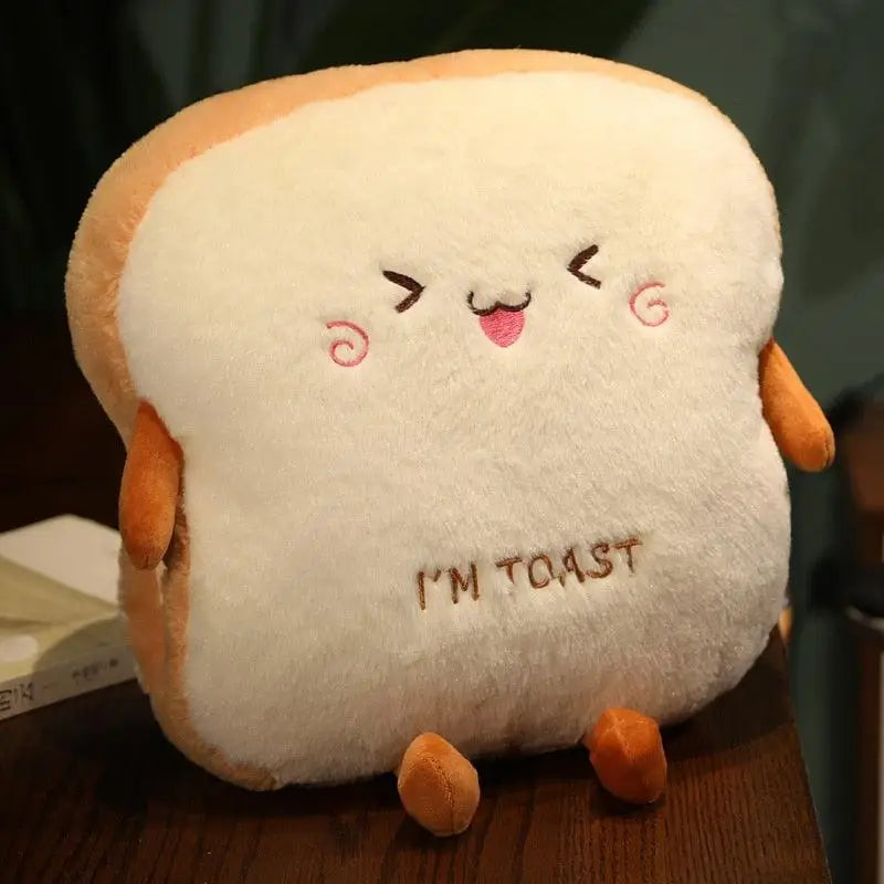 Peluche Biscotte Toast Mignonne-ClubdesJouets