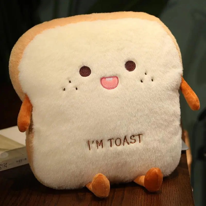 Peluche Biscotte Toast Mignonne-ClubdesJouets