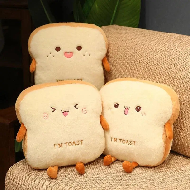 Peluche Biscotte Toast Mignonne-ClubdesJouets