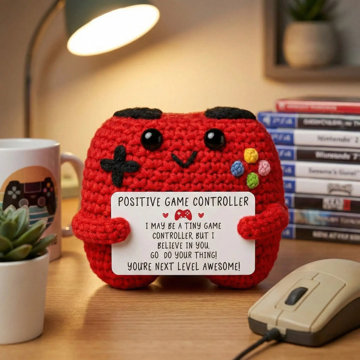 Peluche Crochet Manette de jeu