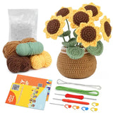 Peluche Crochet Pot de Fleurs
