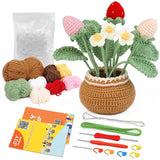 Peluche Crochet Pot de Fleurs