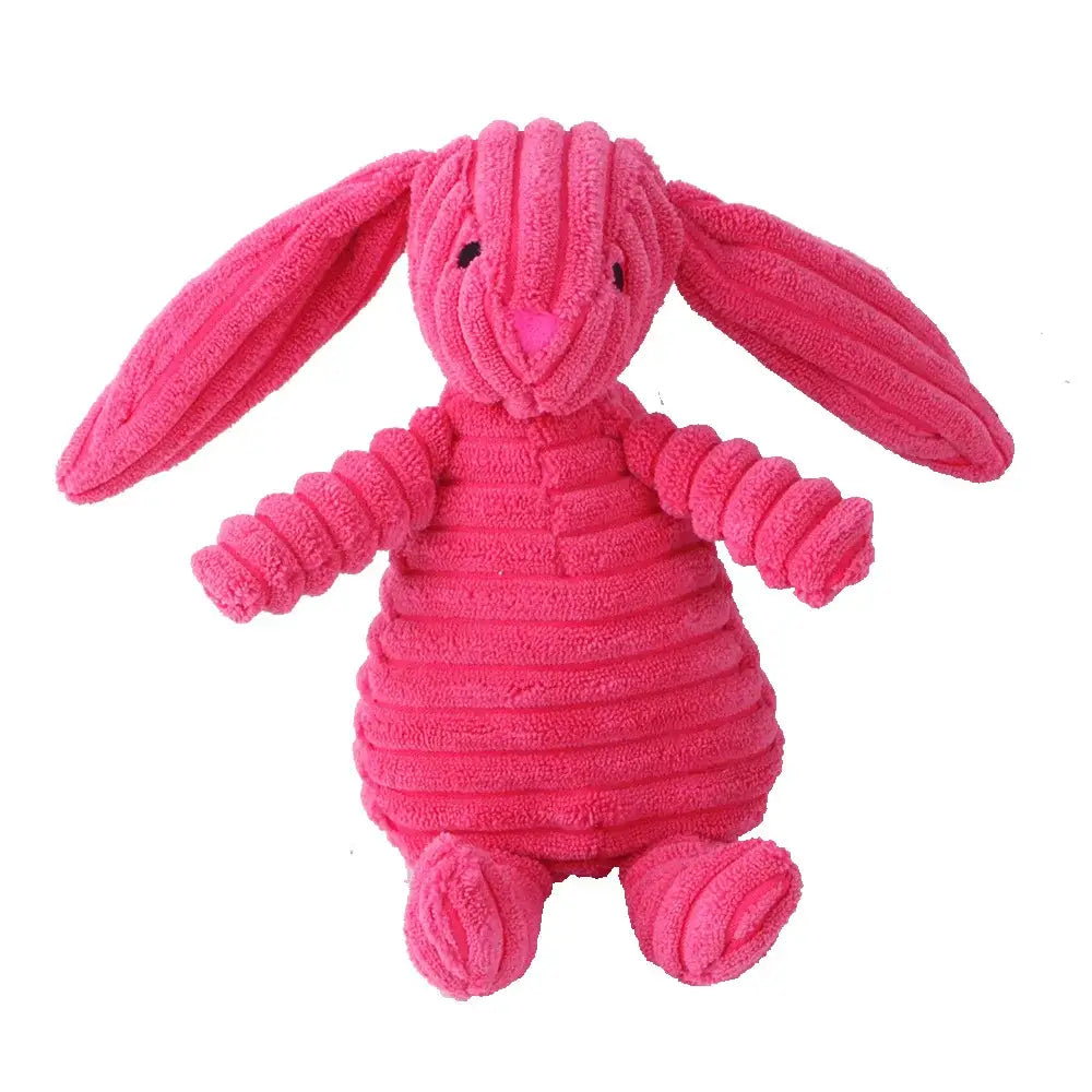 Peluche en velours côtelé pour chiens-ClubdesJouets