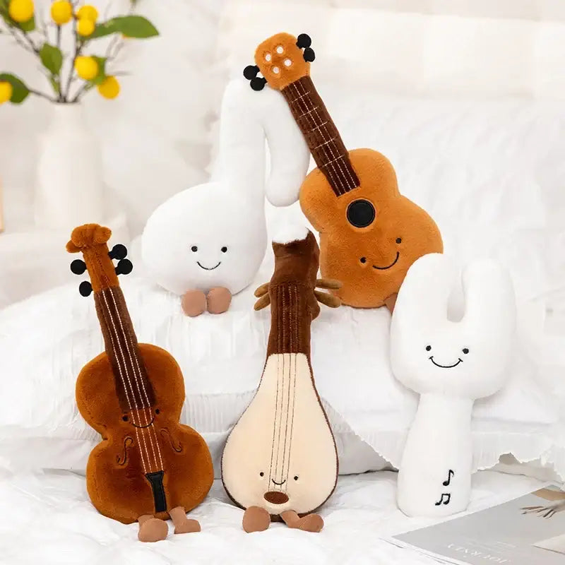 Peluche Instrument de musique 30cm