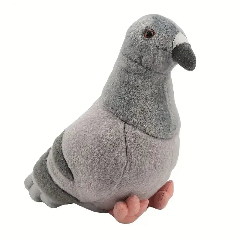 Peluche Pigeon Mignon Gris Bleu