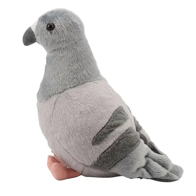 Peluche Pigeon Mignon Gris Bleu