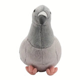 Peluche Pigeon Mignon Gris Bleu
