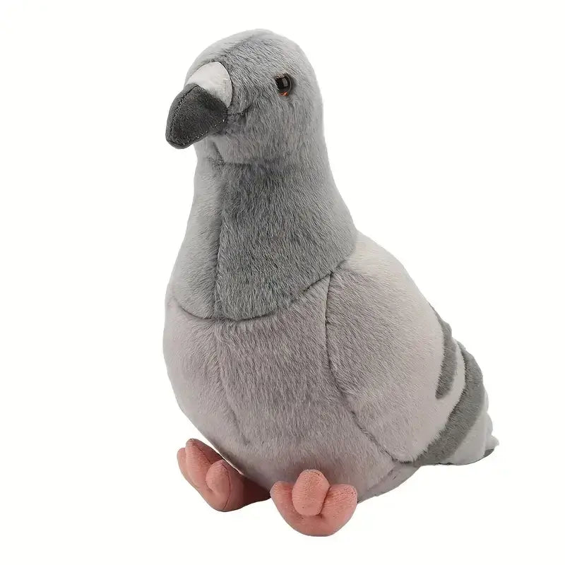 Peluche Pigeon Mignon Gris Bleu
