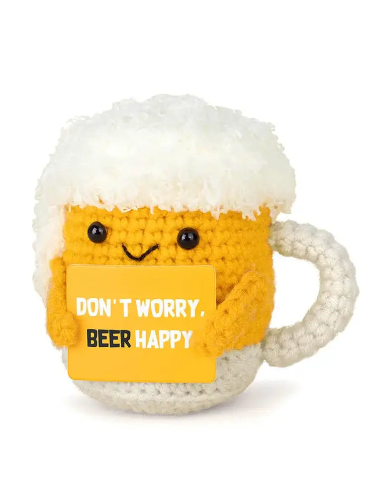 Peluche Verre de bière Positive