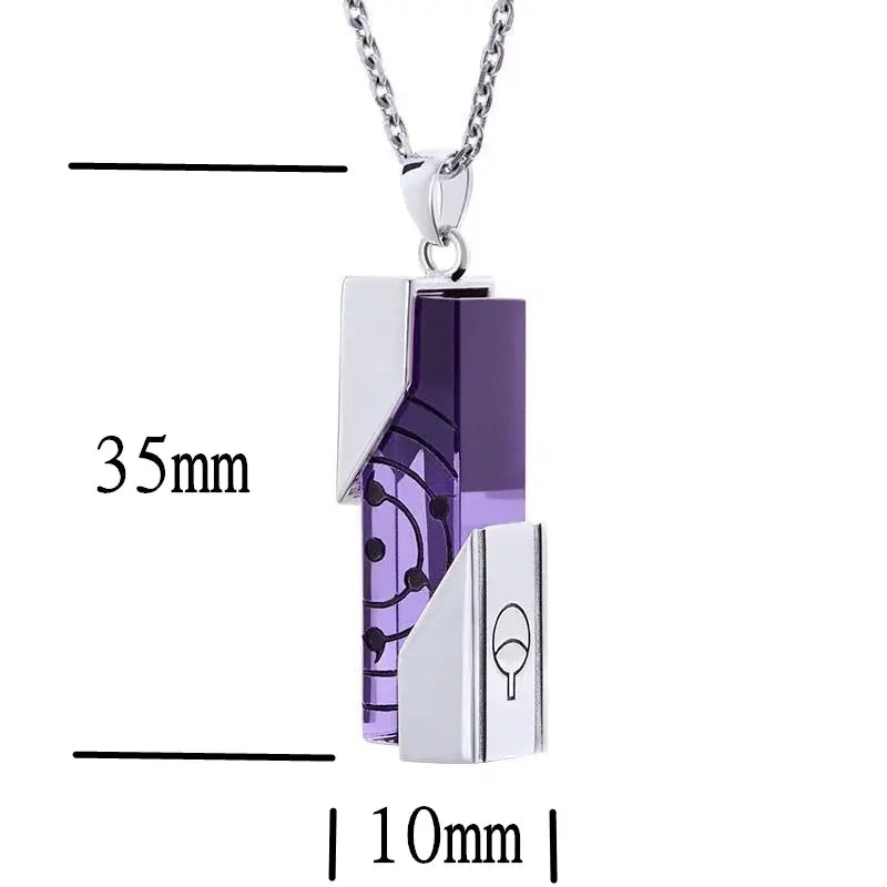 Pendentif Rinnegan Clan Uchiha Bijoux Naruto