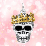 Pendentif Tête de mort Couronnée
