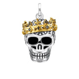 Pendentif Tête de mort Couronnée
