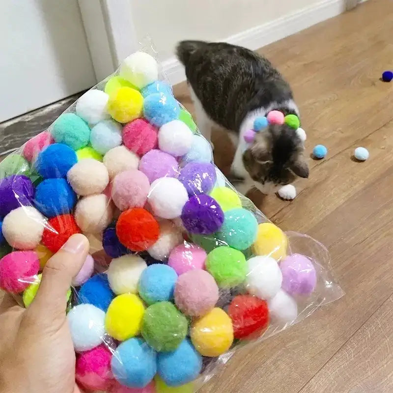 Pistolet lanceur de boule en peluche pour chat-ClubdesJouets