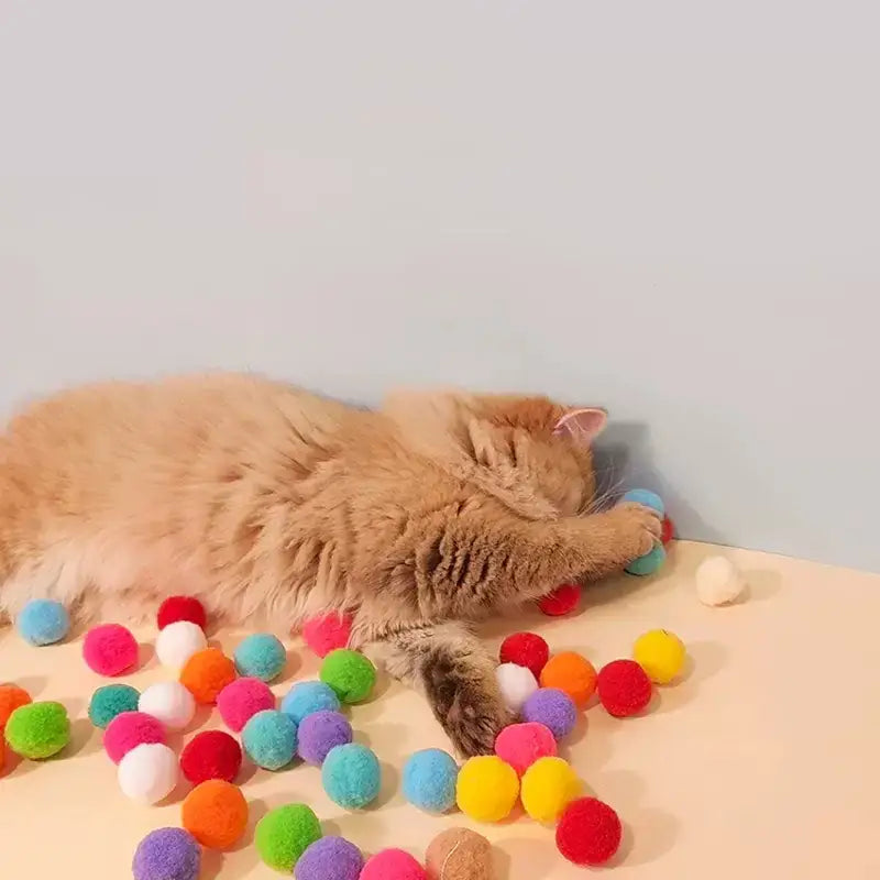 Pistolet lanceur de boule en peluche pour chat-ClubdesJouets
