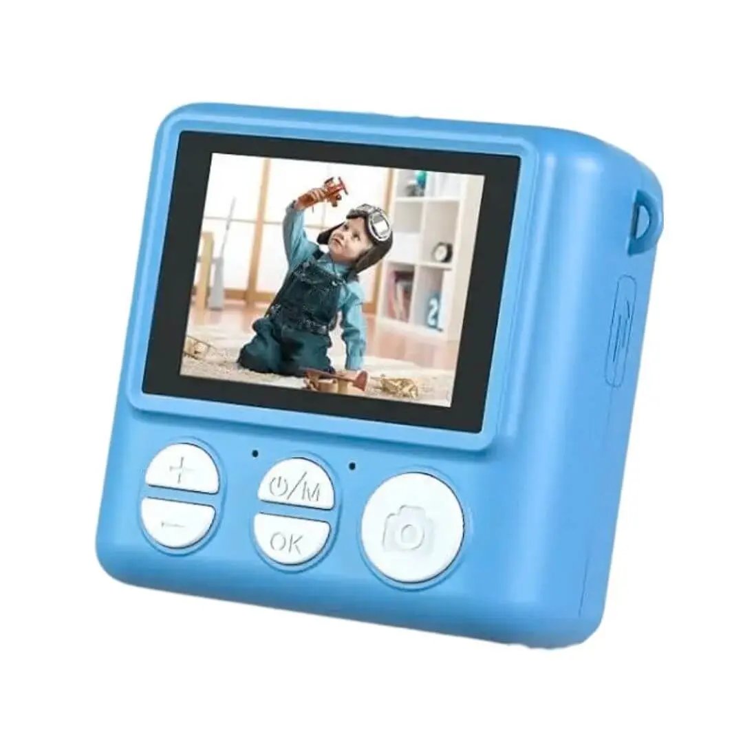 Appareil Photo Enfant – Impression Thermique – PixiPlay Bleu