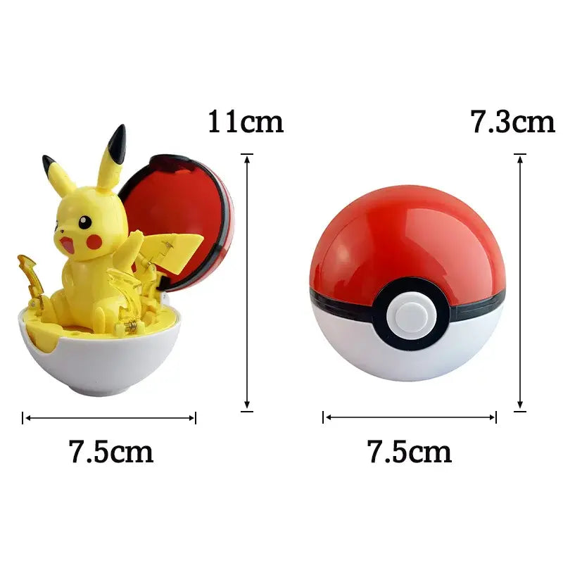 Pokéball and Pokémon Pikachu Pokémon Toy