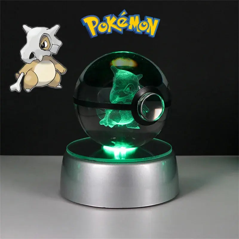 Pokéball lumineuse Boule de crystal Pokémon en 3D
