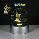 Pokéball lumineuse Boule de crystal Pokémon en 3D