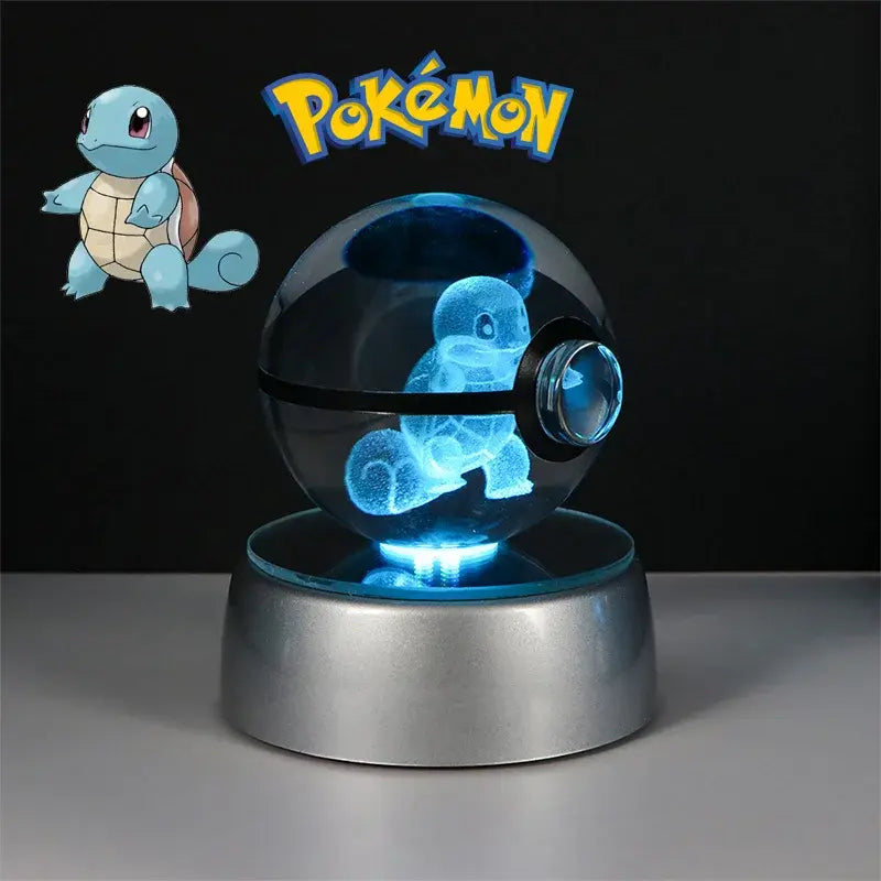 Pokéball lumineuse Boule de crystal Pokémon en 3D