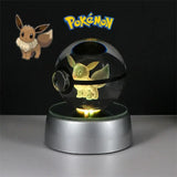 Pokéball lumineuse Boule de crystal Pokémon en 3D