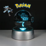 Pokéball lumineuse Boule de crystal Pokémon en 3D