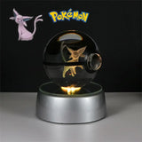 Pokéball lumineuse Boule de crystal Pokémon en 3D
