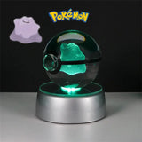 Pokéball lumineuse Boule de crystal Pokémon en 3D