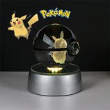 Pokéball lumineuse Boule de crystal Pokémon en 3D