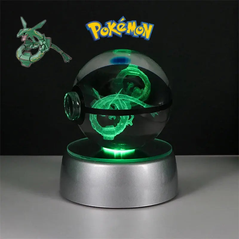Pokéball lumineuse Boule de crystal Pokémon en 3D