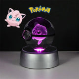 Pokéball lumineuse Boule de crystal Pokémon en 3D
