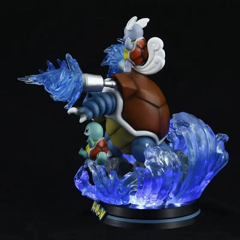 Figurine Pokemon Evolution Carapuce, Carabaffe, Tortank