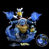 Figurine Pokemon Evolution Carapuce, Carabaffe, Tortank