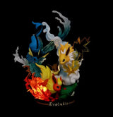 Figurine Pokemon Evolution Evoli, Pyroli, Aquali, Voltali