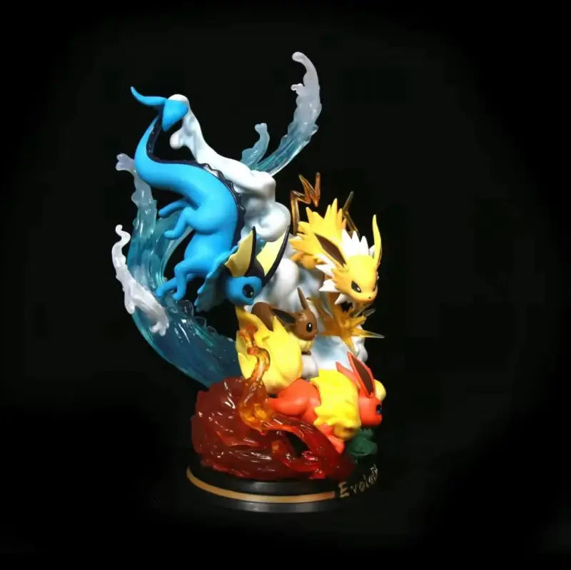 Figurine Pokemon Evolution Evoli, Pyroli, Aquali, Voltali