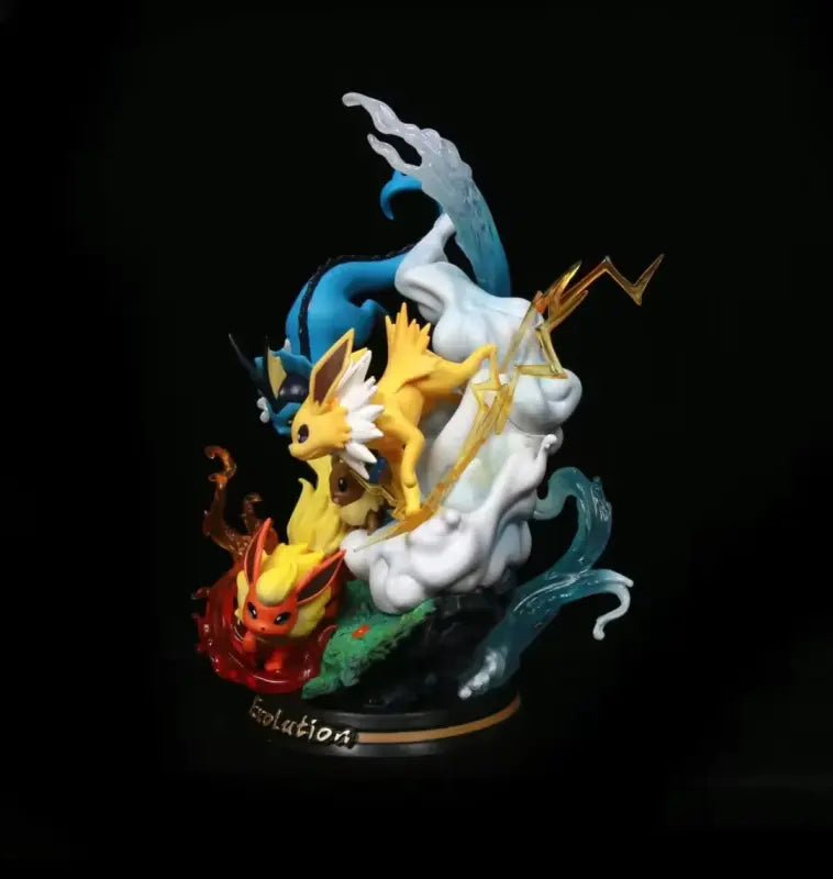 Figurine Pokemon Evolution Evoli, Pyroli, Aquali, Voltali