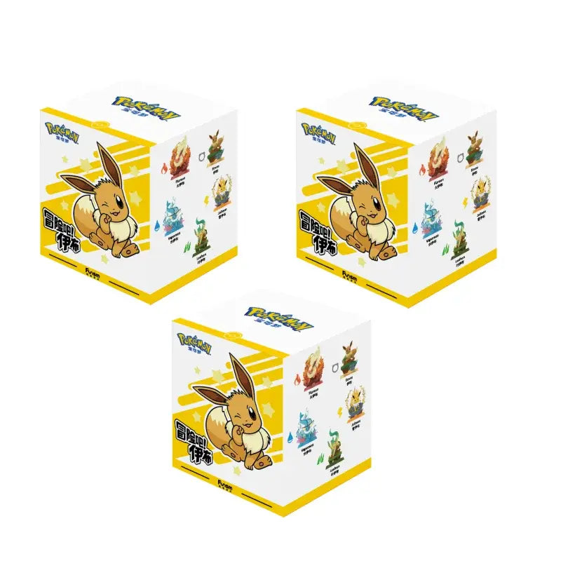 Figurine Pokémon évolution Evoli Pyroli Voltali Mentali