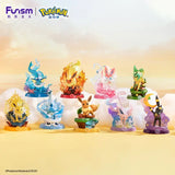 Figurine Pokémon évolution Evoli Pyroli Voltali Mentali