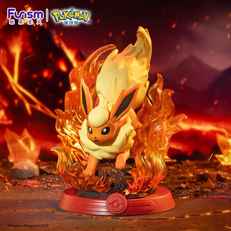 Figurine Pokémon évolution Evoli Pyroli Voltali Mentali