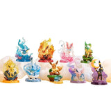 Figurine Pokémon évolution Evoli Pyroli Voltali Mentali