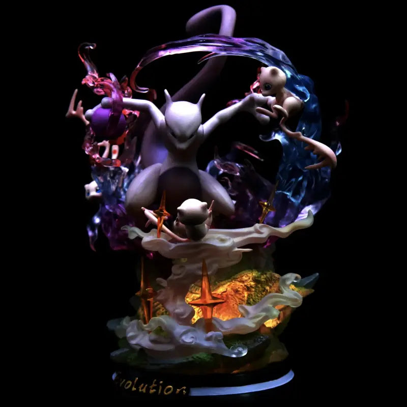 Figurine Pokemon évolution Mew Mewtwo