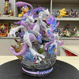 Figurine Pokemon évolution Mew Mewtwo