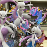 Figurine Pokemon évolution Mew Mewtwo