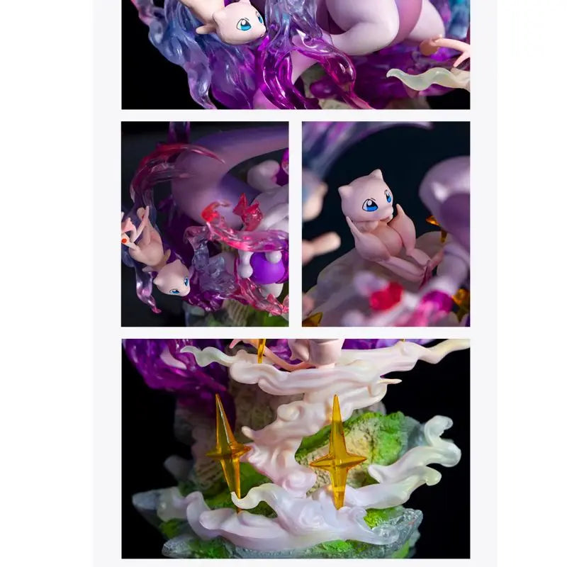 Figurine Pokemon évolution Mew Mewtwo