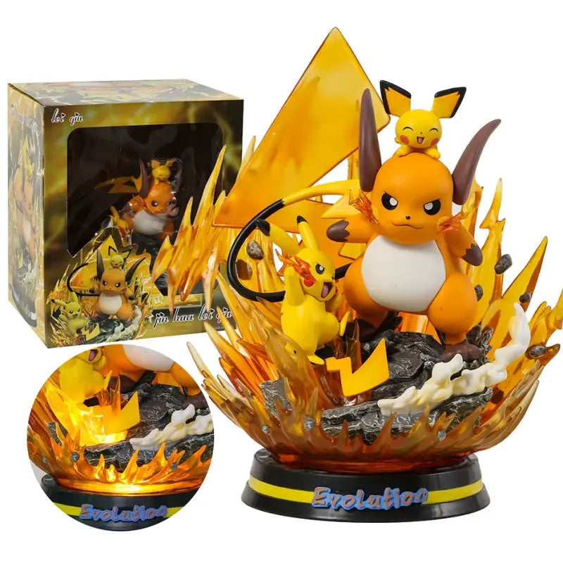 Figurine Pokemon Pikachu Raichu