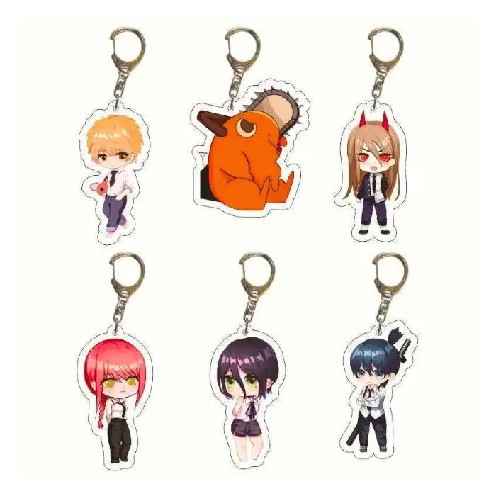 Porte-clef en acrylique Chainsaw Man