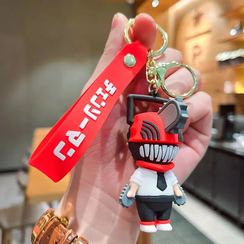 Porte-clef en silicone Chainsaw Man
