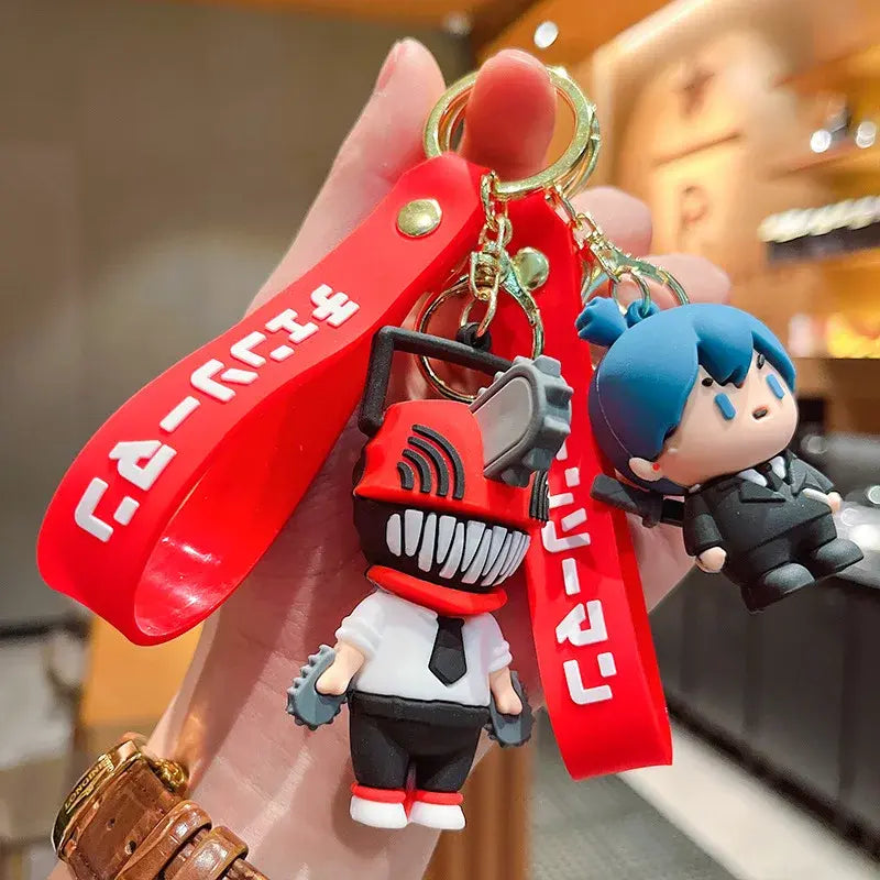 Porte-clef en silicone Chainsaw Man