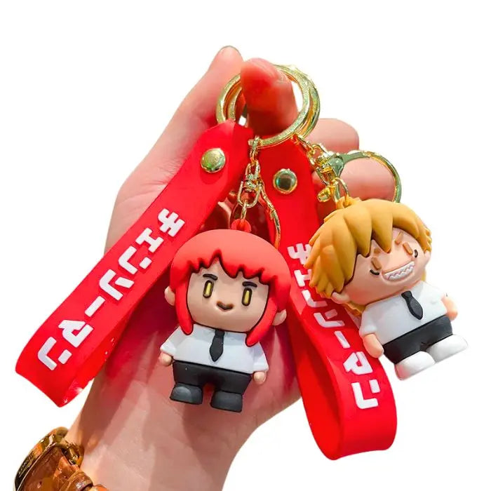 Porte-clef en silicone Chainsaw Man