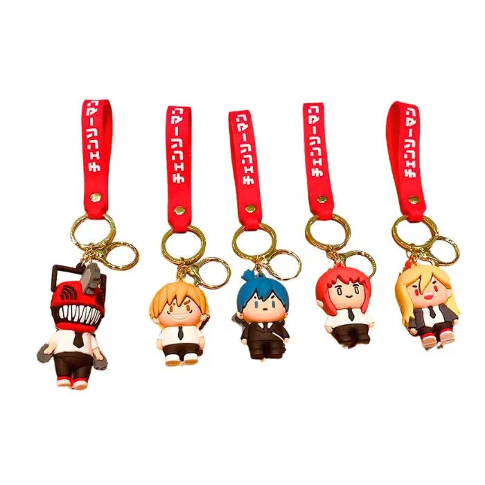 Porte-clef en silicone Chainsaw Man