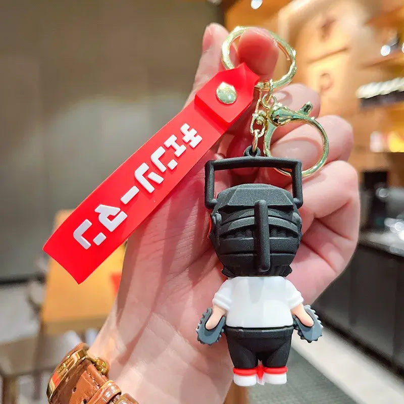 Porte-clef en silicone Chainsaw Man